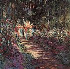 Claude Monet The garden in flower painting